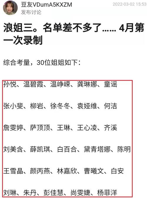新澳天天开奖资料大全600tK和浪姐成团名单与浪姐成团名单历届